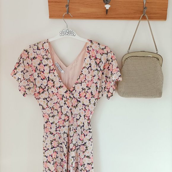 Atmos & Here maxi summer floral party dress 12 - Picture 2 of 4